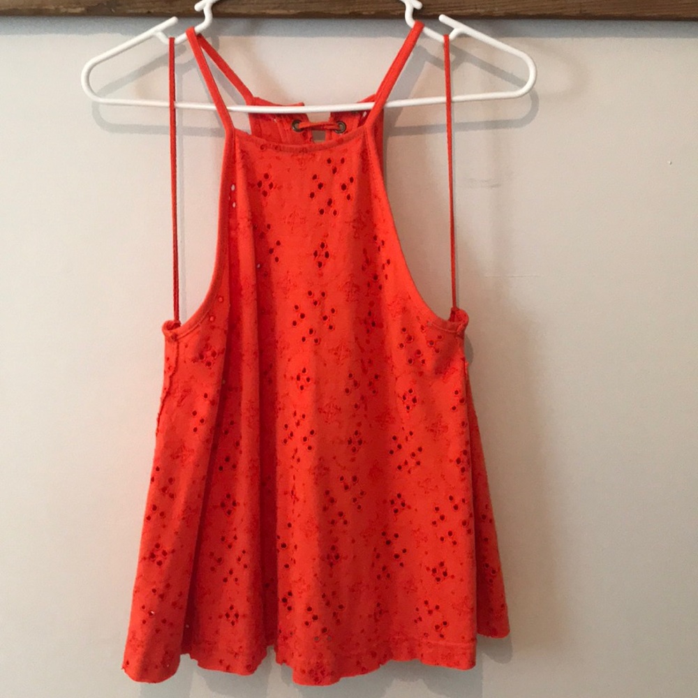 Free people coral tank